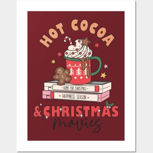 Let's Drink Hot Cocoa and Watch Hallmark Christmas Movies Posters and Art